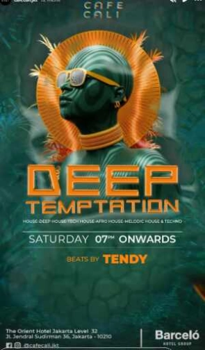 CAFE CALI JAKARTA - DEEP TEMPTATION