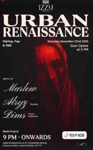 IZZY SOCIAL CLUB JAKARTA - URBAN RENAISSANCE