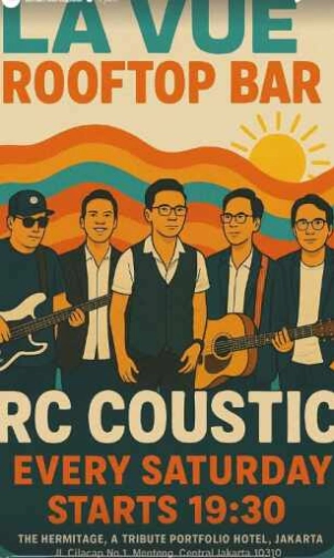 LA VUE ROOFTOP BAR JAKARTA - SATURDAY
