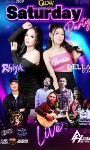 LETS GLOW (PGC) KTV LOUNGE BAR JAKARTA - SATURDAY