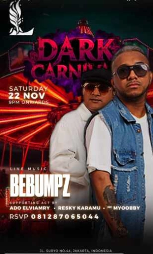 LUFRE BAR & LOUNGE JAKARTA - DARK KARNAVAL