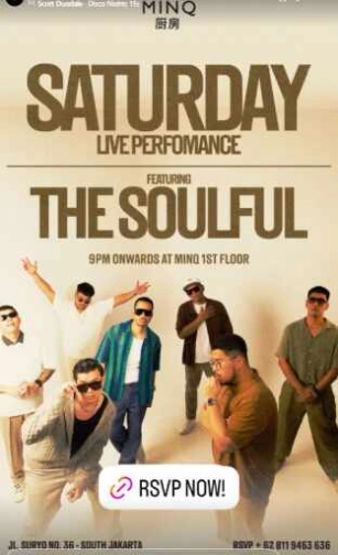 MINQ SENOPATI JAKARTA - SATURDAY