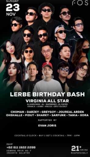 FOS KEMANG JAKARTA - LERBE BIRTHDAY BASH