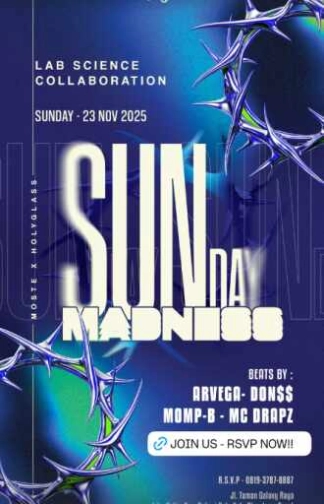 HOLY GLASS BEKASI - SUNDAY MADNESS