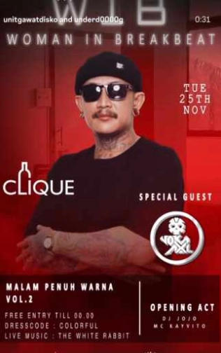 CLIQUE SPOT GADING SERPONG - WOMAN IN BREAKBEAT