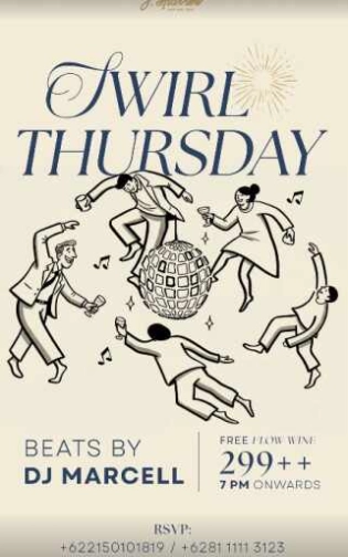 J.SPARROW JAKARTA - SWIRL TUESDAY