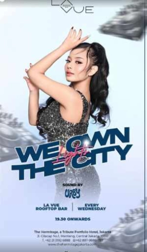 LA VUE ROOFTOP BAR JAKARTA - WE OWN THE CITY LIGHTS