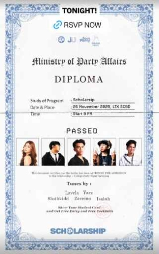 LTX SCBD JAKARTA - MINISTRY OF PARTY AFFAIRS