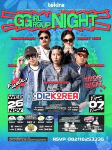 TEKIRA BLOK M JAKARTA - GIRL GROUP NIGHT