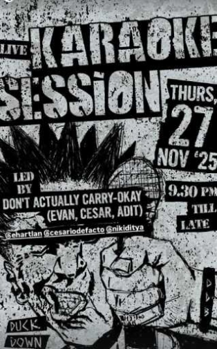 DUCK DOWN JAKARTA - KARAOKE SESSION