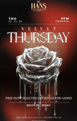 MR HANS BAR SENOPATI JAKARTA - THURSDAY