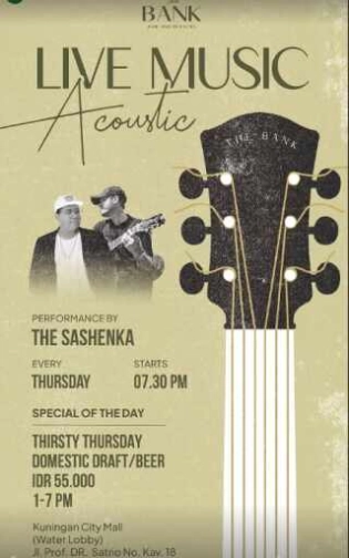 THE BANK KUNINGAN JAKARTA - LIVE MUSIC ACOUSTIC