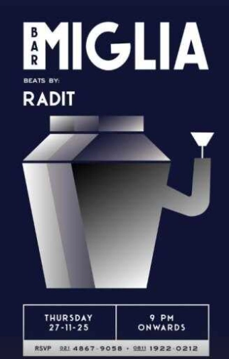BAR MIGLIA SENOPATI JAKARTA - THURSDAY