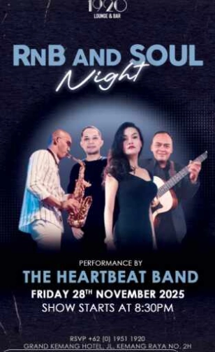 1920 LOUNGE KEMANG JAKARTA - RnB AND SOUL NIGHT