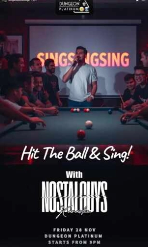 DUNGEON POOL LOUNGE JAKARTA - HIT THE BALL & SING