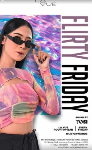 LA VUE ROOFTOP BAR JAKARTA - FLIRTY FRIDAY