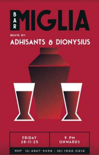 BAR MIGLIA JAKARTA - FRIDAY