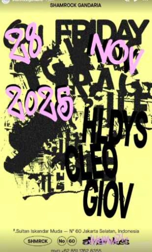SHAMROCK GANDARIA JAKARTA - FRIDAY