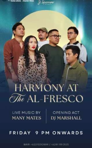 J.SPARROW JAKARTA - HARMONY AT THE AL-FRESCO