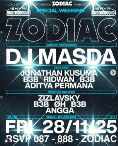 ZODIAC SENOPATI JAKARTA - FRIDAY
