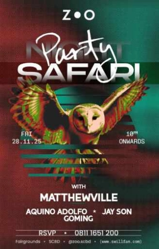 ZOO SCBD JAKARTA - PARTY SAFARI