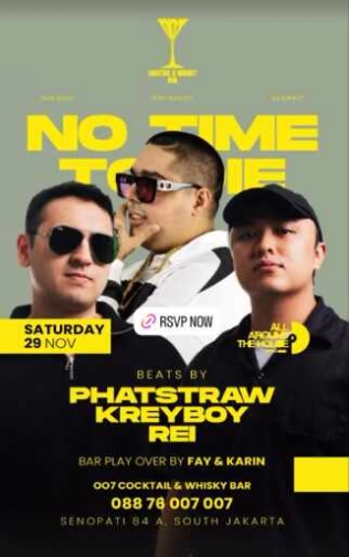 007 COCKTAIL & WHISKY BAR JAKARTA - NO TIME TO DIE