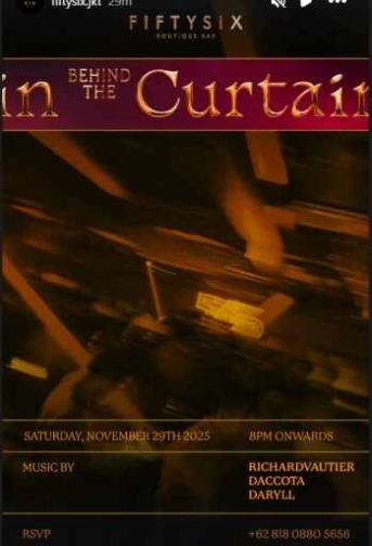 FIFTYSIX JAKARTA - BEHIND THE CURTAIN