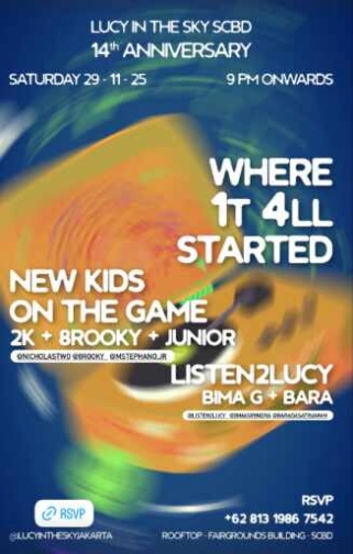 LUCY IN THE SKY SCBD JAKARTA - 14TH ANNIVERSARY