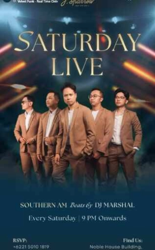 J.SPARROW KUNINGAN JAKARTA - SATURDAY LIVE