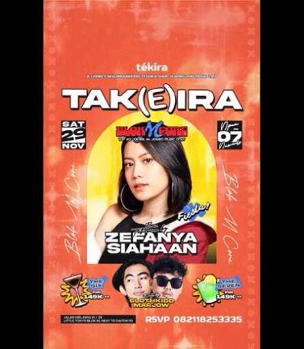 TEKIRA BLOK M JAKARTA - TAK(E)IRA