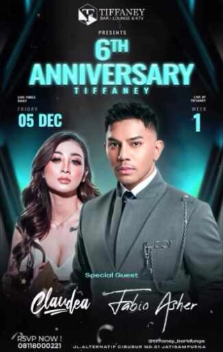 TIFFANEY BAR LOUNGE & KTV BEKASI - 6TH ANNIVERSARY TIFFANEY
