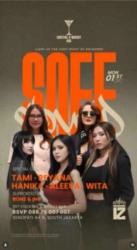 007 COCKTAIL & WHISKY BAR JAKARTA - SOEE SOUNDS