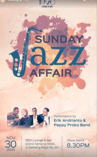 1920 LOUNGE JAKARTA - SUNDAY JAZZ AFFAIR