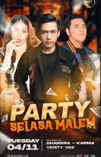 GRAND EAGLE CLUB PENJARINGAN JAKARTA - PARTY SELASA MALEM