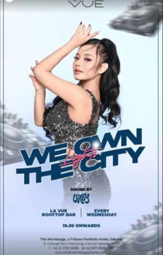 LA VUE ROOFTOP BAR MENTENG JAKARTA - WE OWN LIGHT THE CITY
