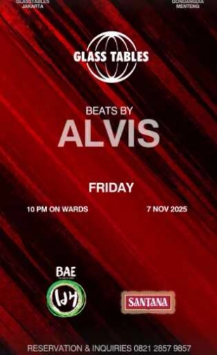 GLASS TABLES JAKARTA - FRIDAY