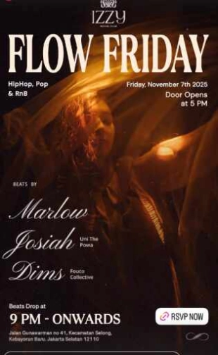 IZZY SOCIAL CLUB JAKARTA - FLOW FRIDAY