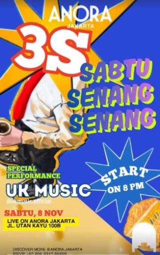 ANORA JAKARTA - SABTU SENANG SENANG