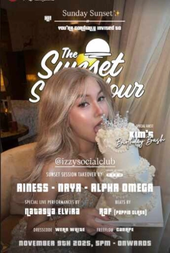 IZZY SOCIAL CLUB GUNAWARMAN JAKARTA - THE SUNSET SOCIAL HOUR