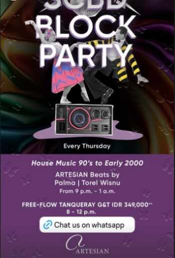 ARTESIAN SCBD JAKARTA - SCBD BLOCK PARTY
