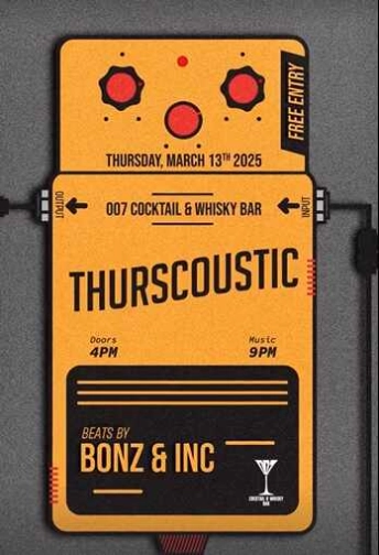 007 COCKTAIL & WHISKY BAR SENOPATI JAKARTA - THURSCOUSTIC