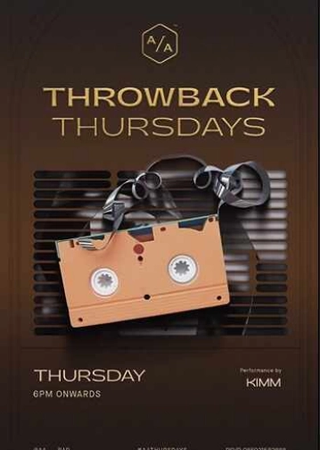 A/A BAR GUNAWARMAN JAKARTA - THROWBACK THURSDAYS
