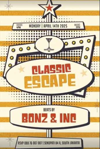 007 COCKTAIL & WHISKY BAR SENOPATI JAKARTA - CLASSIC ESCAPE