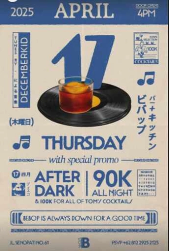BEBOP JAKARTA - THURSDAY