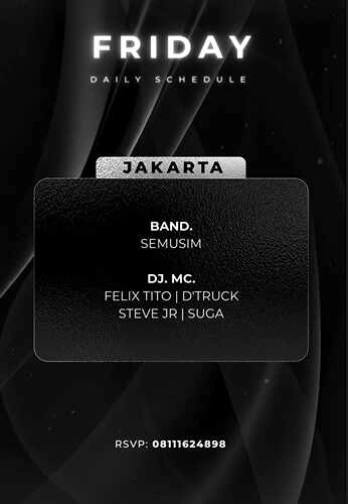 W SUPER CLUB TEBET JAKARTA - FRIDAY
