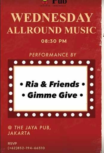JAYA PUB MENTENG JAKARTA - WEDNESDAY ALLAROUND