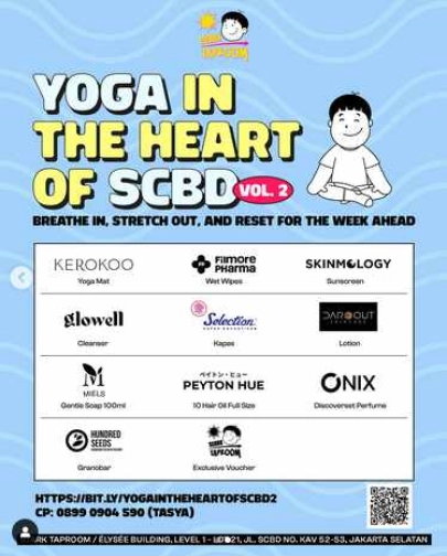 STARK TAPROOM SCBD JAKARTA - YOGA IN THE HEART OF SCBD VOL 2
