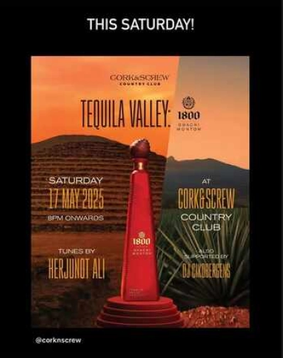 CORK & SCREW SENAYAN JAKARTA - SATURDAY