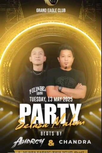 GRAND EAGLE CLUB PENJARINGAN JAKARTA - PARTY SELASA MALAM