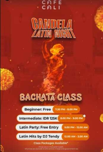 CAFE CALI JAKARTA - CANDELA LATIN NIGHT